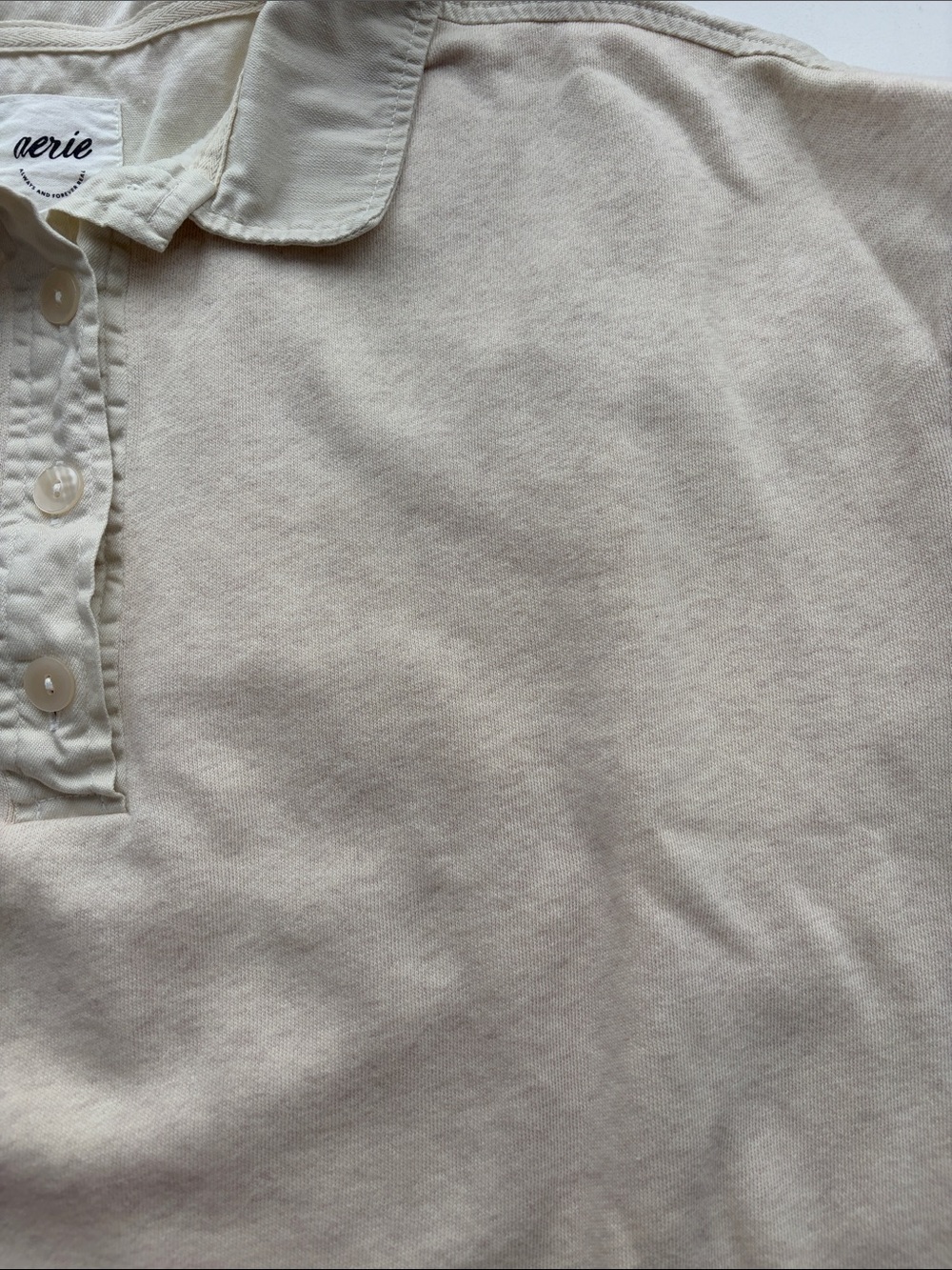 Aerie NWOT First class sweatshirt color cream size medium - Picture 16 of 16